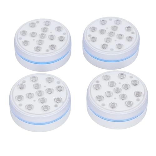 Submersible LED Pool Lights - 4Pcs IP68 16 Colors