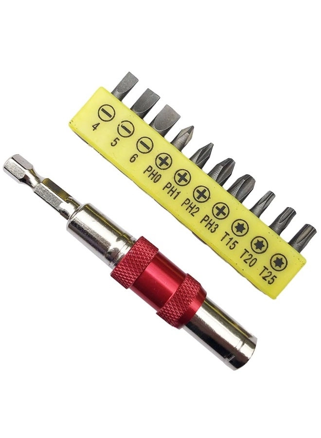 JZS Screwdriver Multi-Bit Screwdriver Set (10 Pcs)