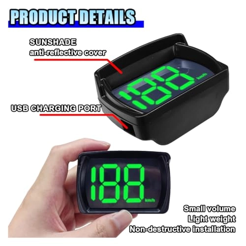 Car HUD GPS Digital Speedometer