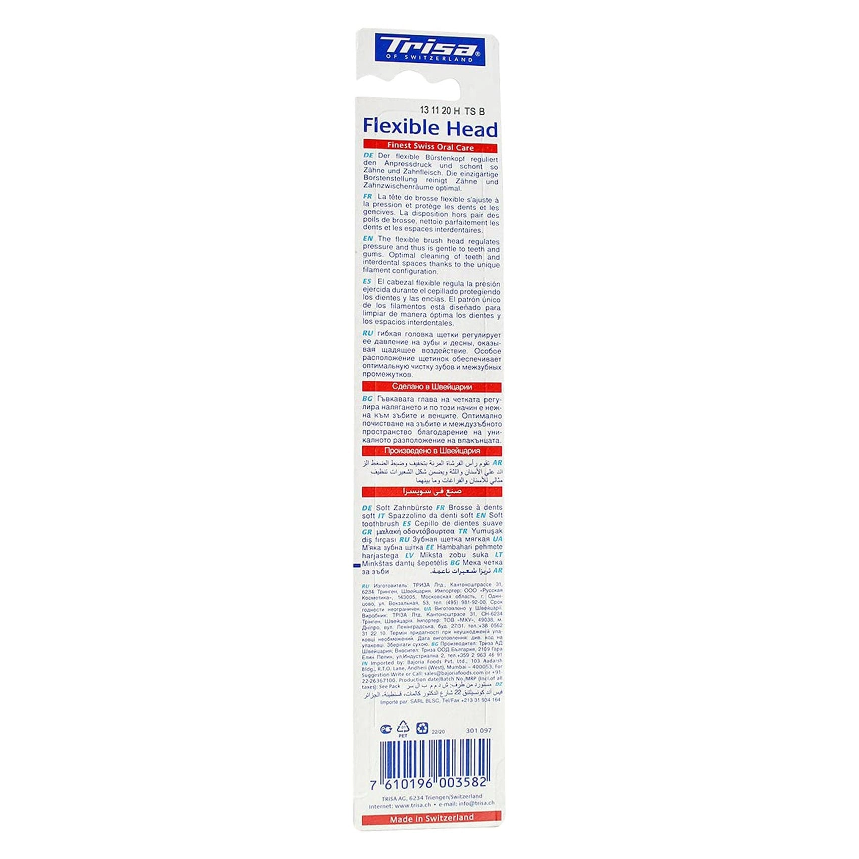 Flexible Head Toothbrush - Soft 1-Piece Pack