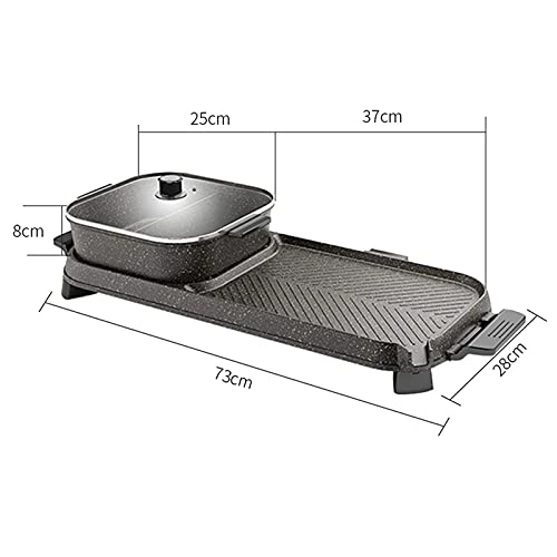 2-tier electric grill pan - 1200 W 5-7 peoples