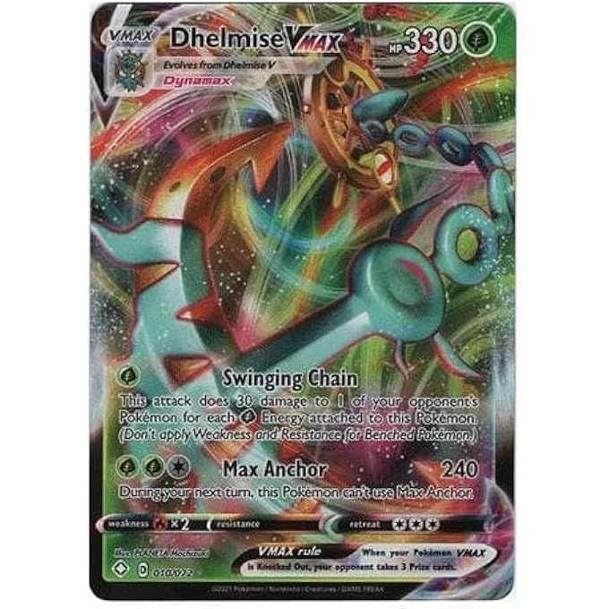 rayihni POKEMON DHELMISE VMAX 010/072 FULL ART