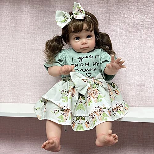 Reborn Doll - 22 Inches (55 cm) Vinyl Girl Sleeping Ages 3+