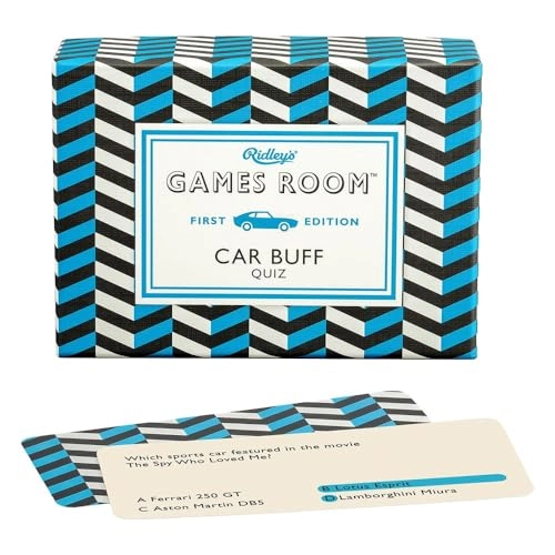 Car Buff Trivia - Card Game 140 Questions