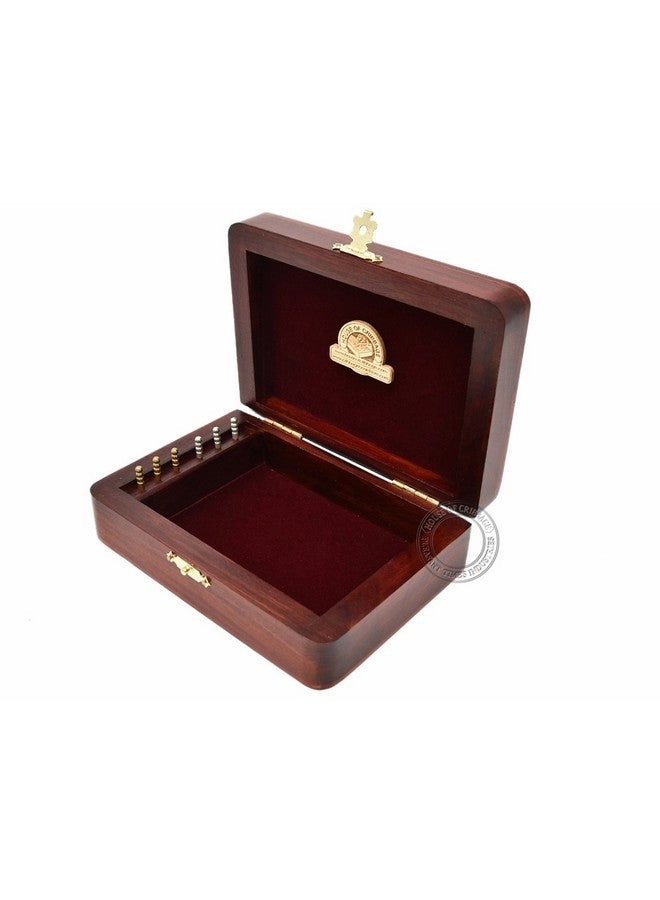 Cribbage Board - 2 Track 60 Points Bloodwood / Maple Wood