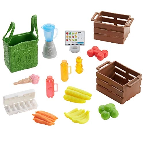 Playset Farm Market - Doll Red Dress Ages 3+