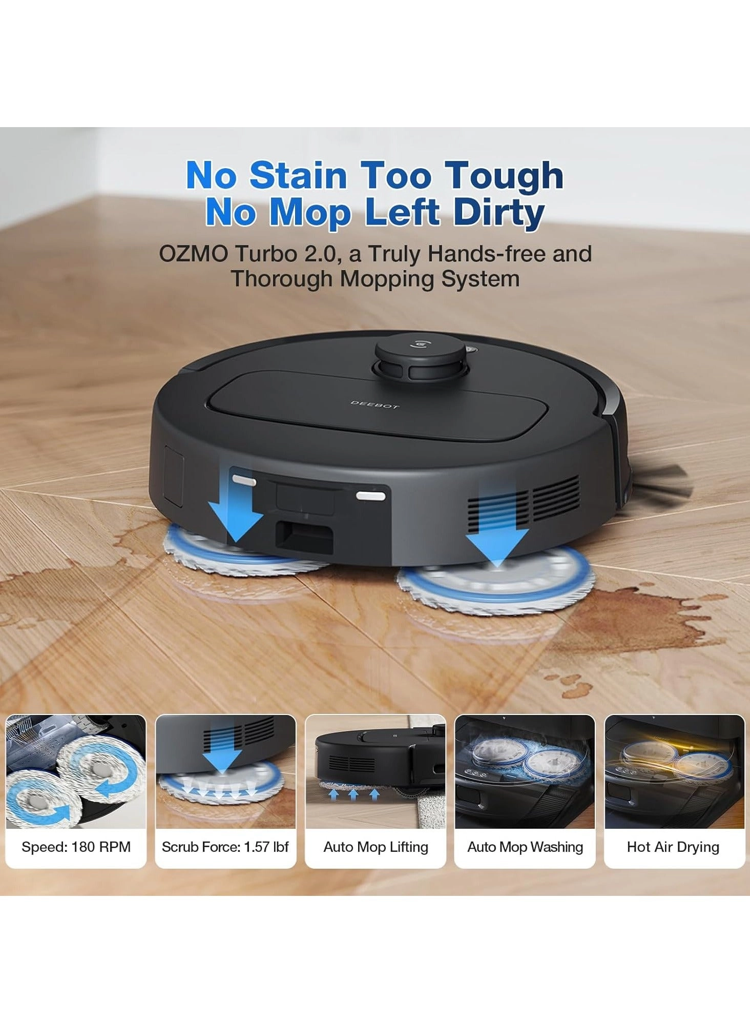 DEEBOT N30 PRO OMNI - OMNI Station, Self-Empty Station
