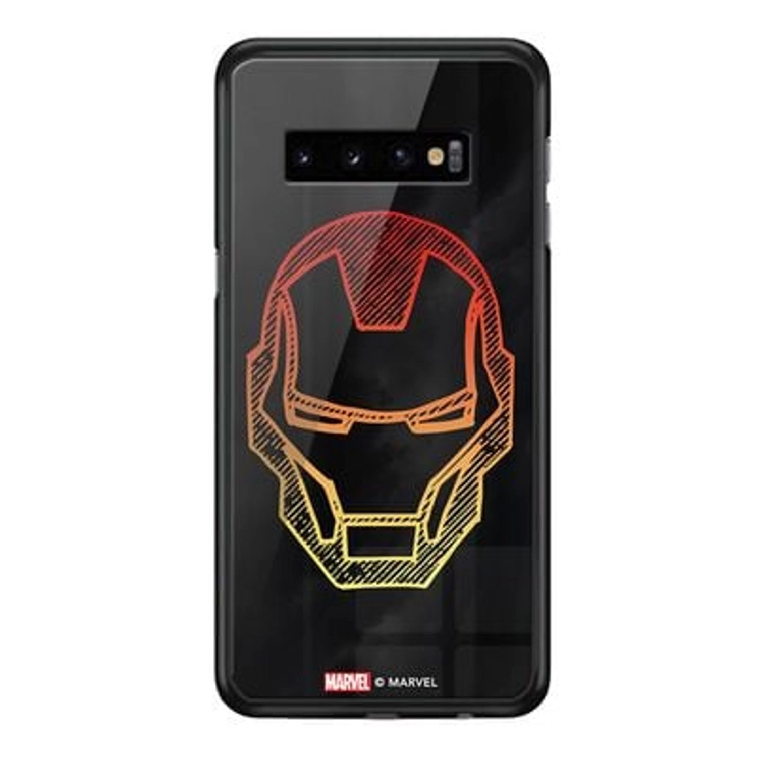 Iron Man Superhero Landing Back Case for Galaxy S10 Plus