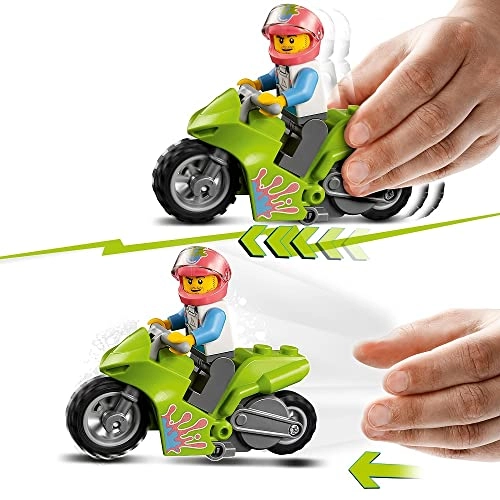 City Stuntz Stunt Show Arena (60295) - 7 minifigures flywheel-powered motorbike