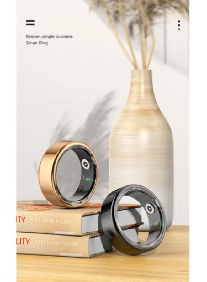 Smart Fitness Ring - Heart Rate Oxygen Sleep Tracking IP68 Waterproof Size 11