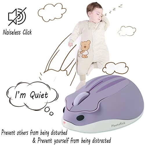 Cute Hamster Shaped Animal Mouse - Wireless
