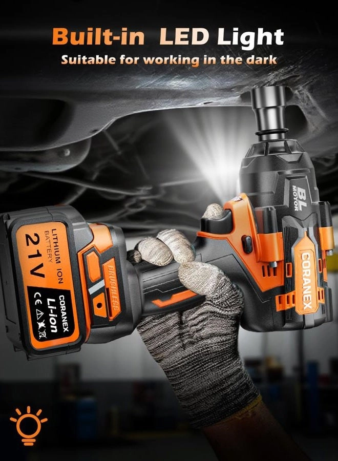 1/2" Cordless Impact Wrench - 1300N.m