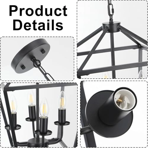 Industrial Chandelier Lamp - 160 cm