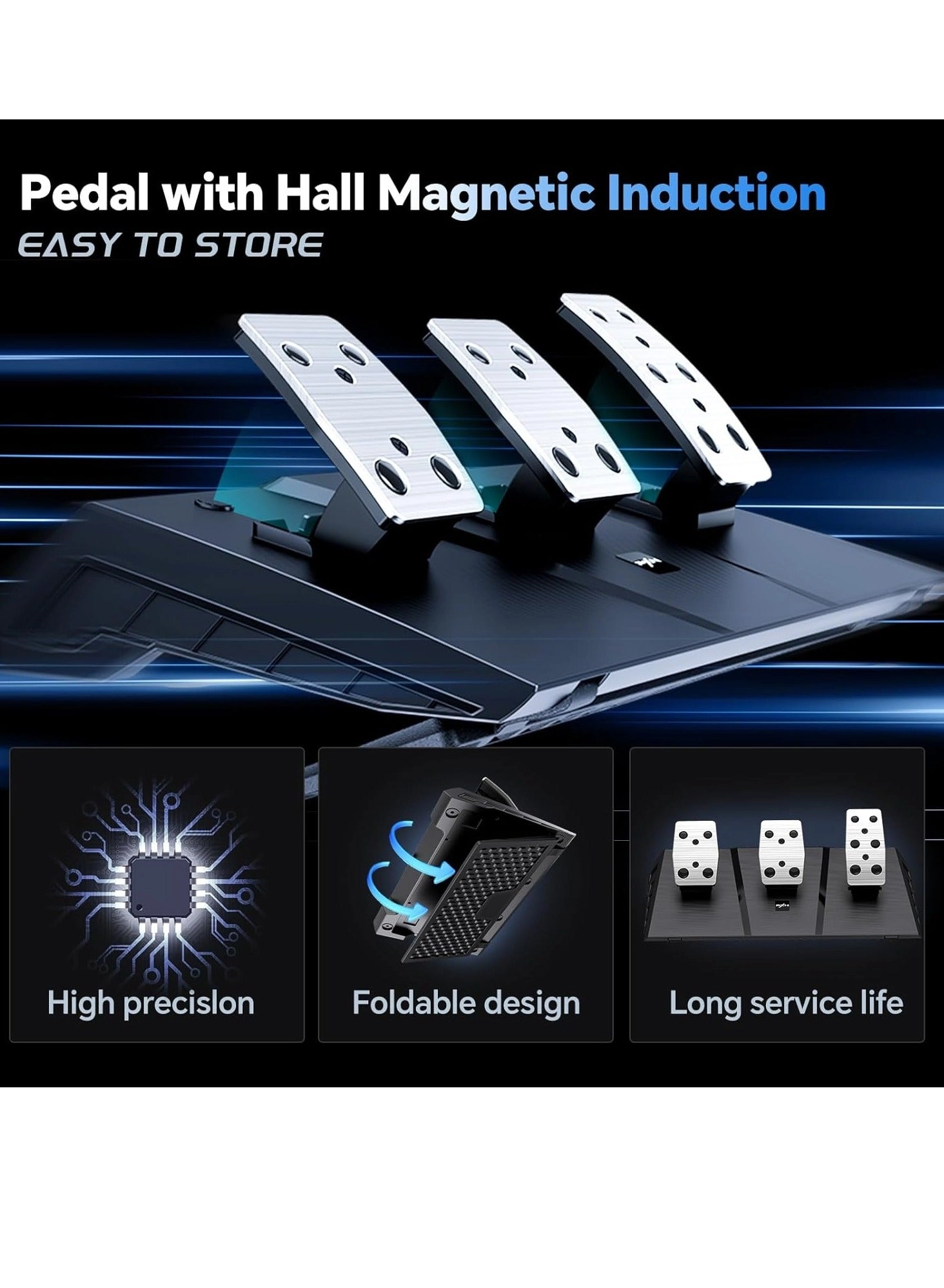 V9 Gen 2 Racing Wheel & Pedals - PC/Xbox/PS4/Switch