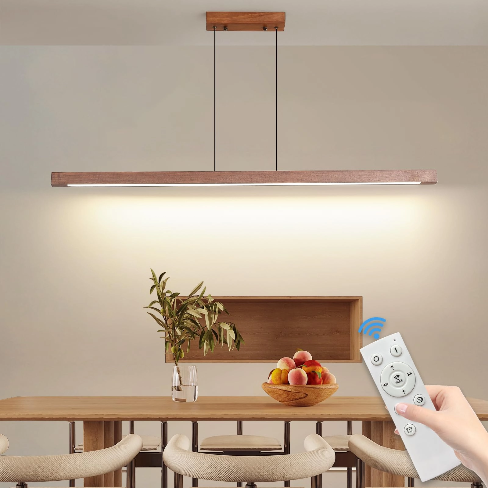 Modern LED Pendant Light - 3000k/4500k/6000k 10% to 100% Dimmable