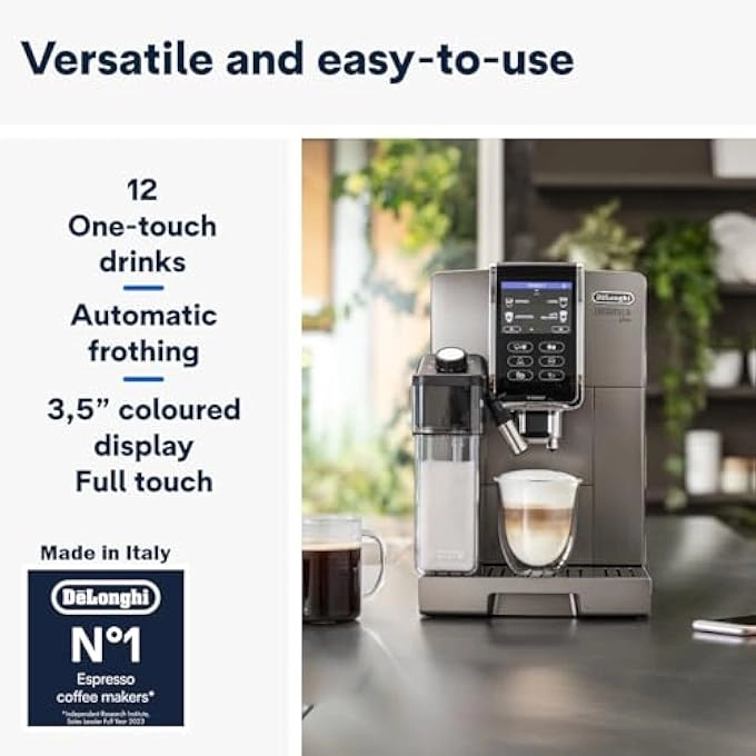 (Renewed) Dinamica Plus - 12 Functions Multiple Drinks Ecam37095T