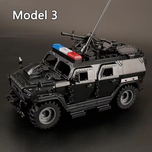 Military Vehicle Building Blocks - 130 pcs
