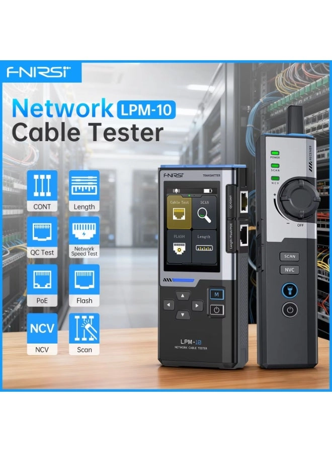 LPM-10A - Color Display PoE Test RJ45 Crimp