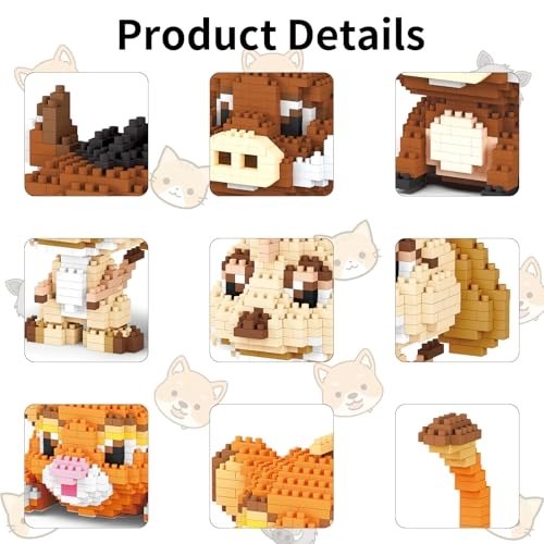 Building Sets 7157A (YC453) - Micro-brick Lion Warthog Meerkat