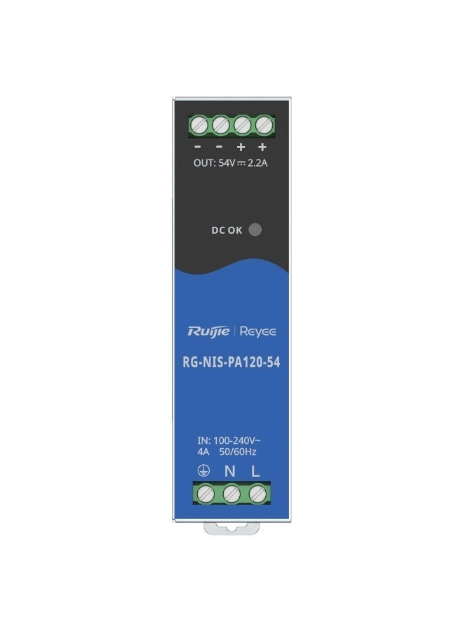 Ruijie Networks RG-NIS-PA120-54 - 54V 120W IEEE 802.3af/at/bt Gigabit
