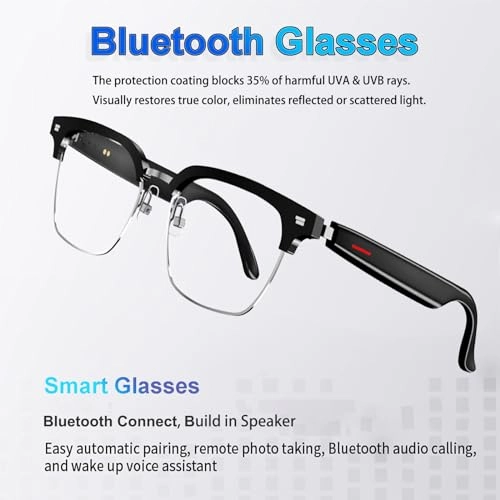 Bluetooth Glasses - 55mm Black Sunlens