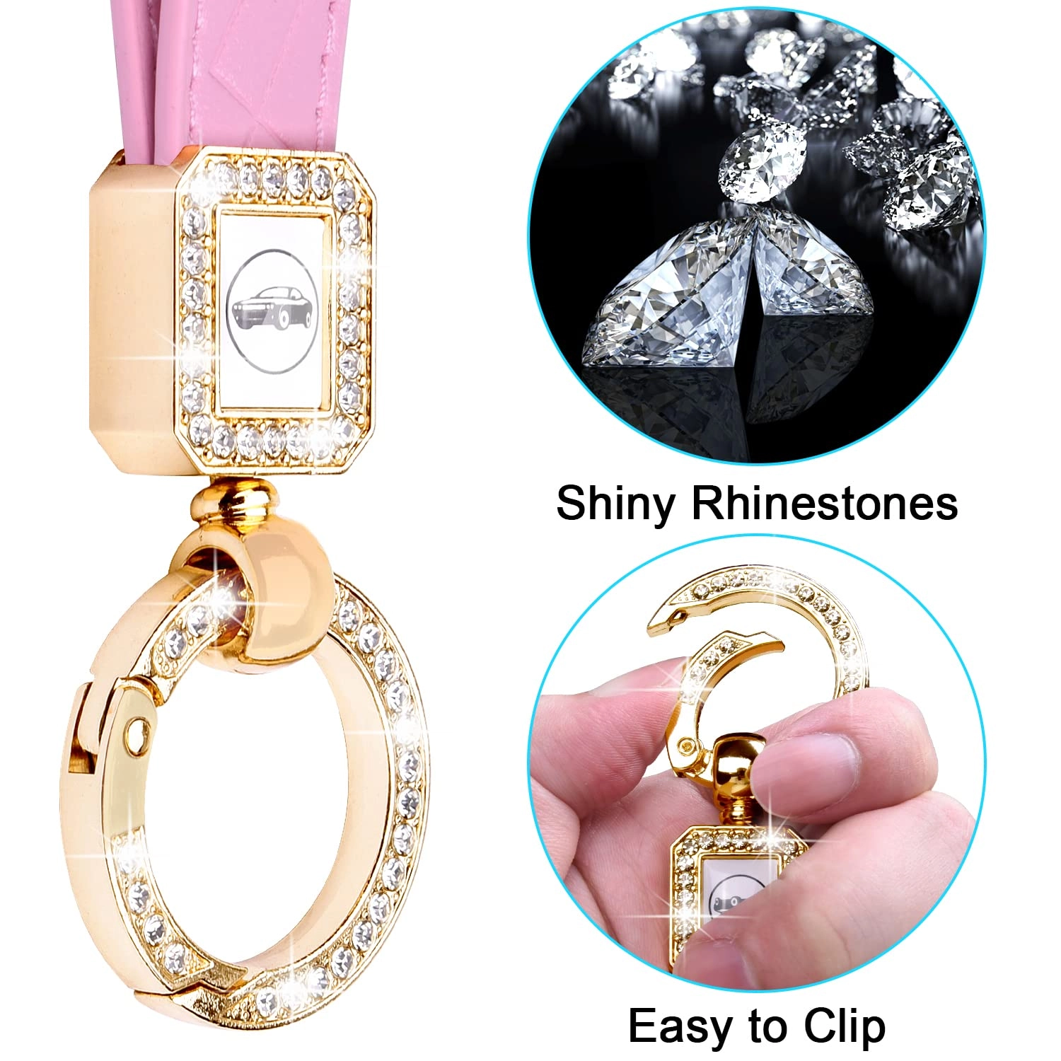 Bling Car Keychain - Car