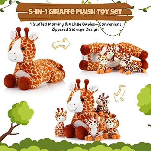 Giraffe Family - 46 cm