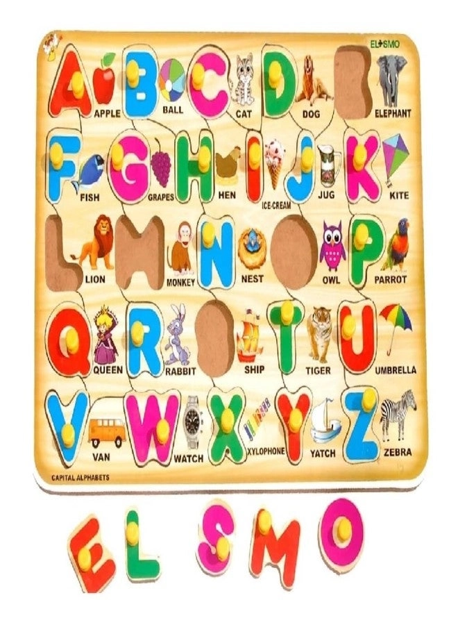 Wooden Alphabet Learning Board