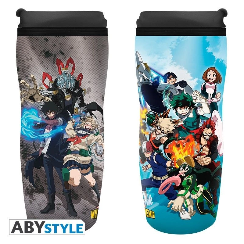 ABYstyle Insulating plastic My Hero Academia Heroes Vs. Villains Travel Mug - 355ml