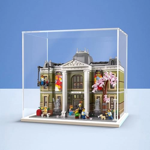 Acrylic Display Case for Lego 10326 Museum - 45 x 30 x 35 cm Clear Dustproof