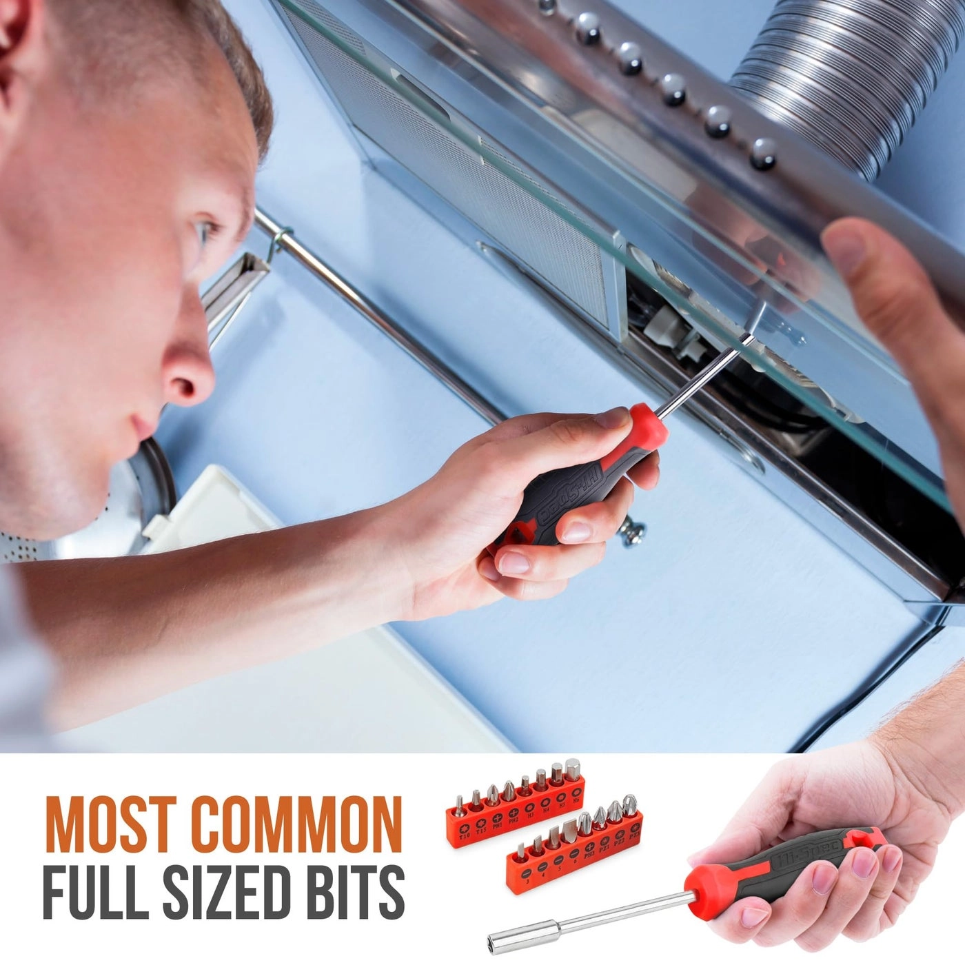 Magnetic Multi-Bit Screwdriver Set (42 Pcs)