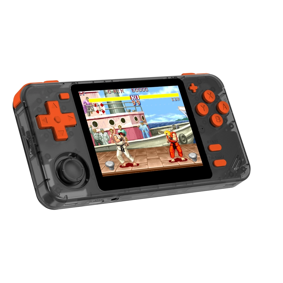 Porodo Retro Arcade Gaming Console - Orange/Black 64GB (expandable to 256GB)