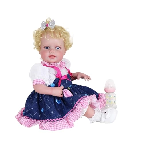 Galaxia Girl Toddler Doll - 21 inch Vinyl Rooted Blond Hair Blue Eyes Ages 14+