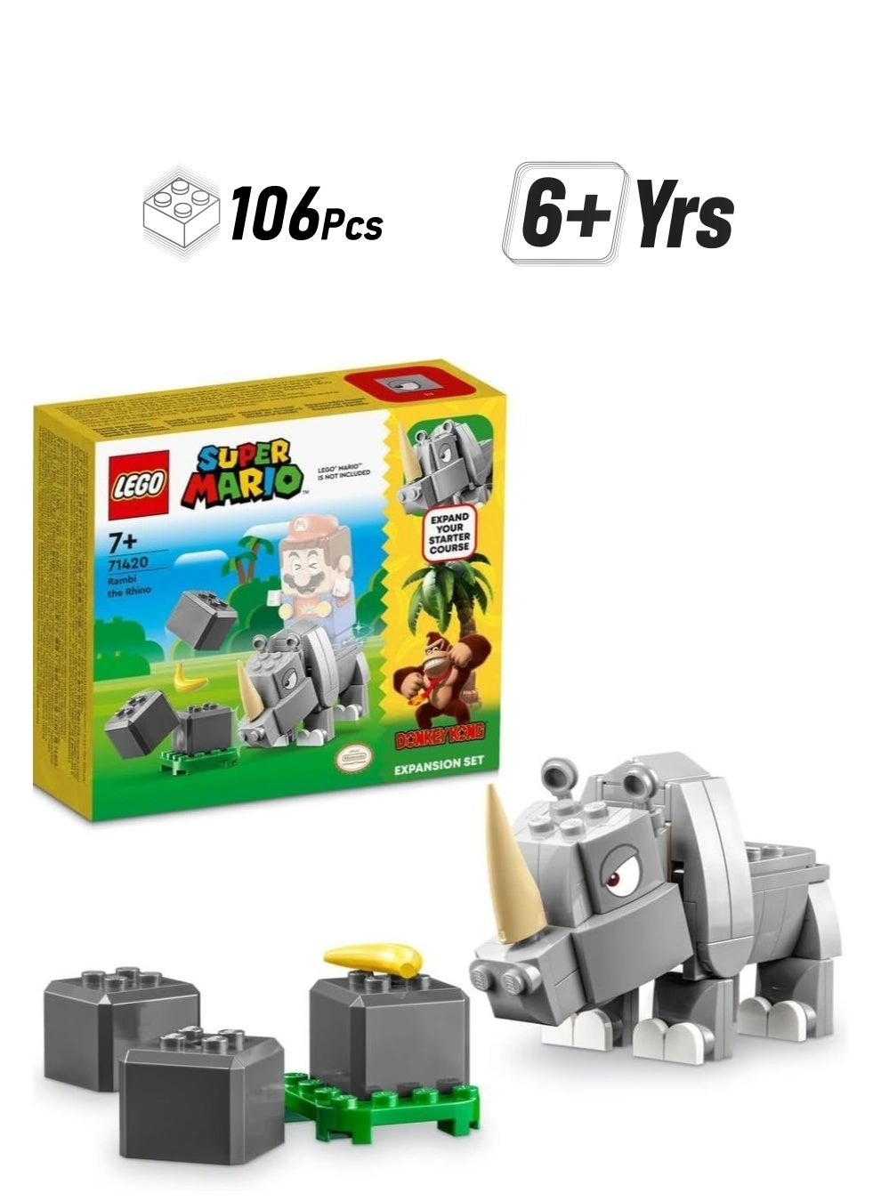 Super Mario Rambi the Rhino (71420)