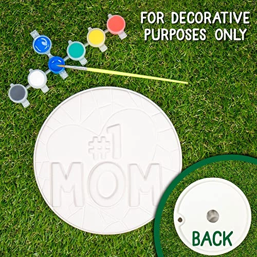 #1 MOM Stepping Stone - 7 in Ceramic
