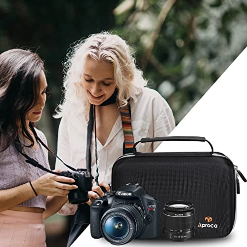 Hard Storage Travel Case - EOS Rebel T7, R50, R6 Mark II, R100, R50 V, R8, T6, R10, SL3, R5 Mark II, 5D Mark IV, R7, 90D, R5, T100