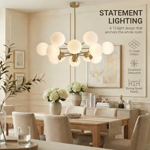 Sputnik Pendant Chandelier - Dimmable