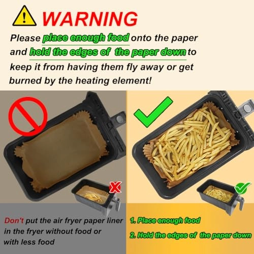 Air Fryer Liners - Paper 120pcs