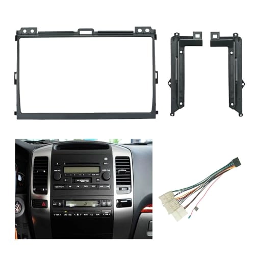 Bestycar Car Radio Stereo Fascia Frame - Toyota Land Cruiser Prado 120 LC120 Lexus GX470 2004-2009