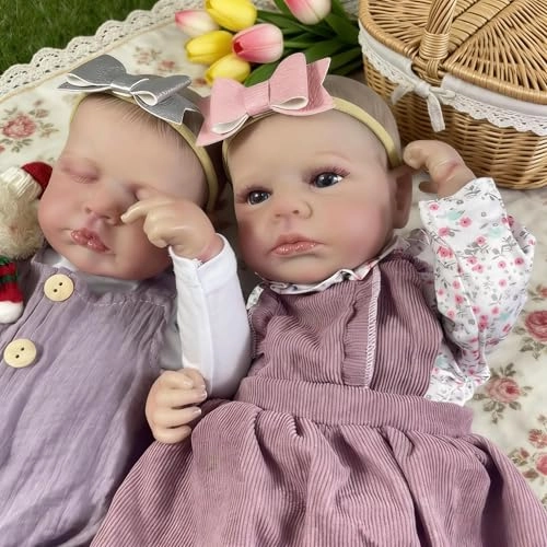 Loulou Reborn Baby Doll - 20 inch Silicone Vinyl Girl Ages 3+