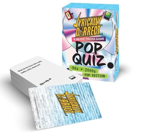 '90s & 2000s Music Trivia Card Game - English Adult