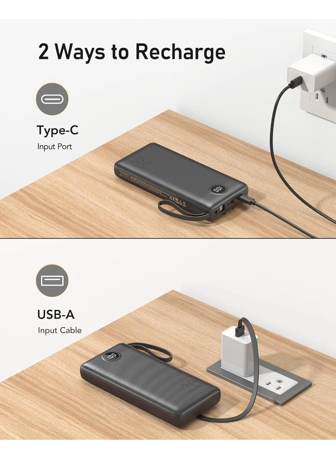 Power Bank - 20000mAh