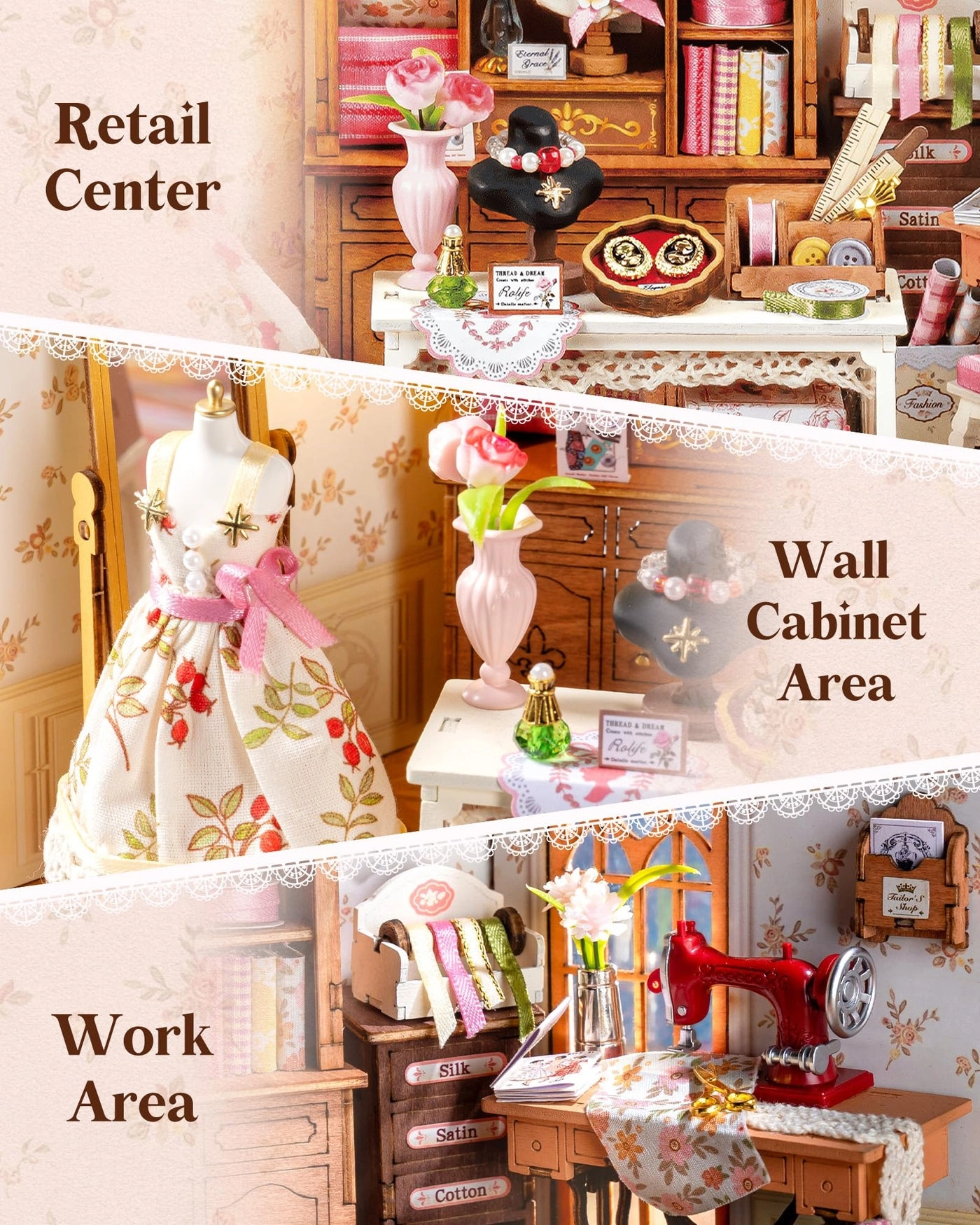 Elsa's Tailoring - DIY Miniature House Kit