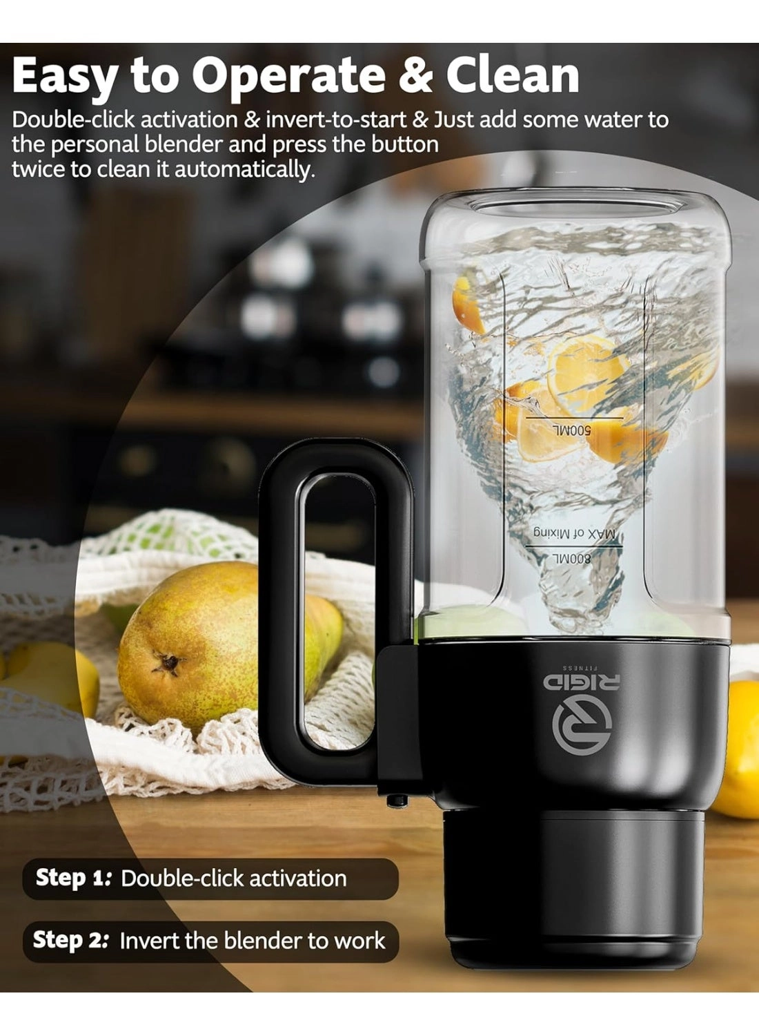 Portable Smoothies Blender Bottle - 120W