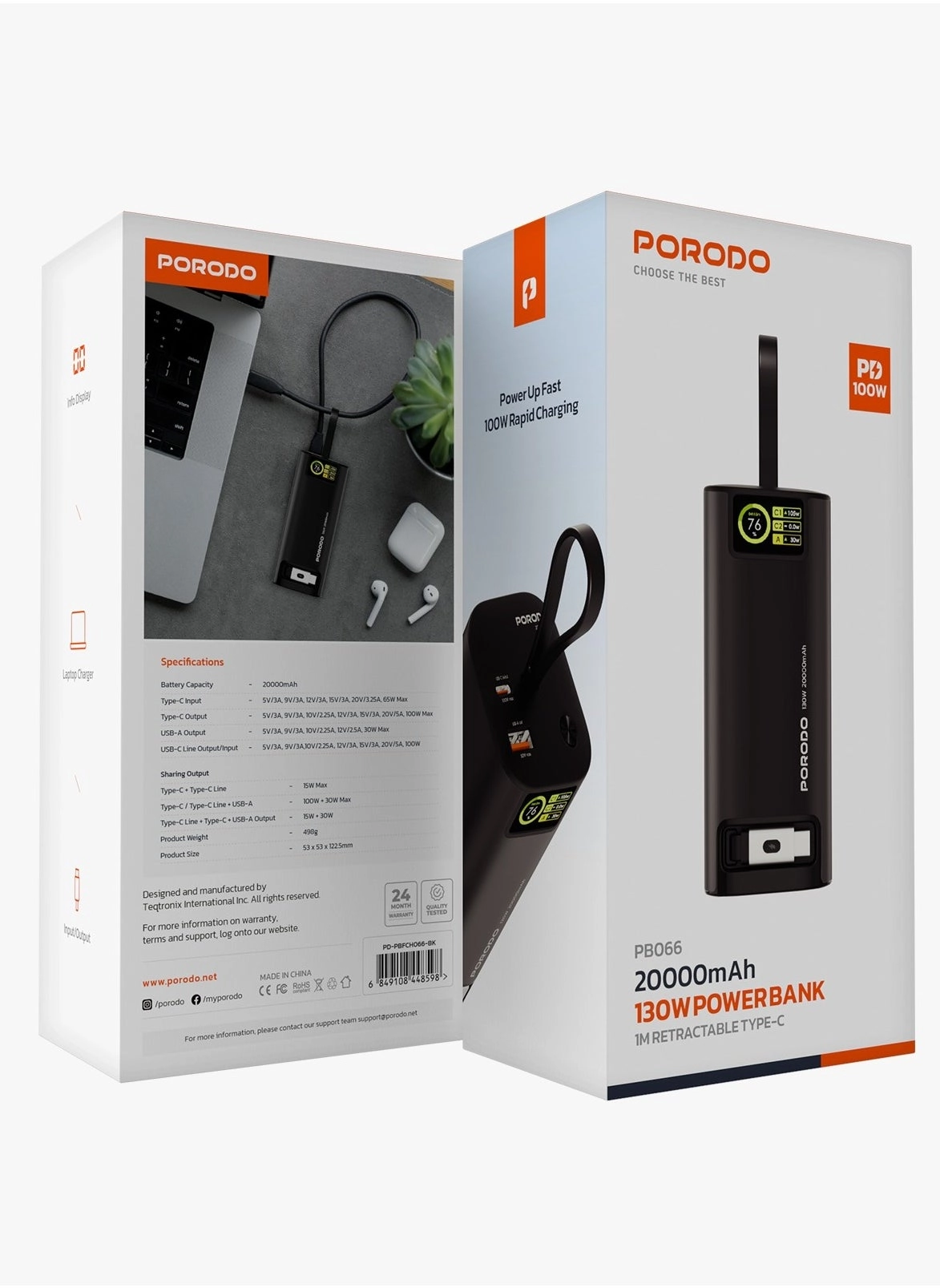 PB066 - 20000mAh 130 Watt