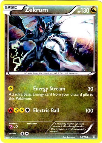 Pokmon Zekrom 64/108 - XY Roaring Skies