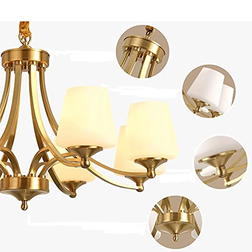 E27 American Style Chandelier - Copper 6