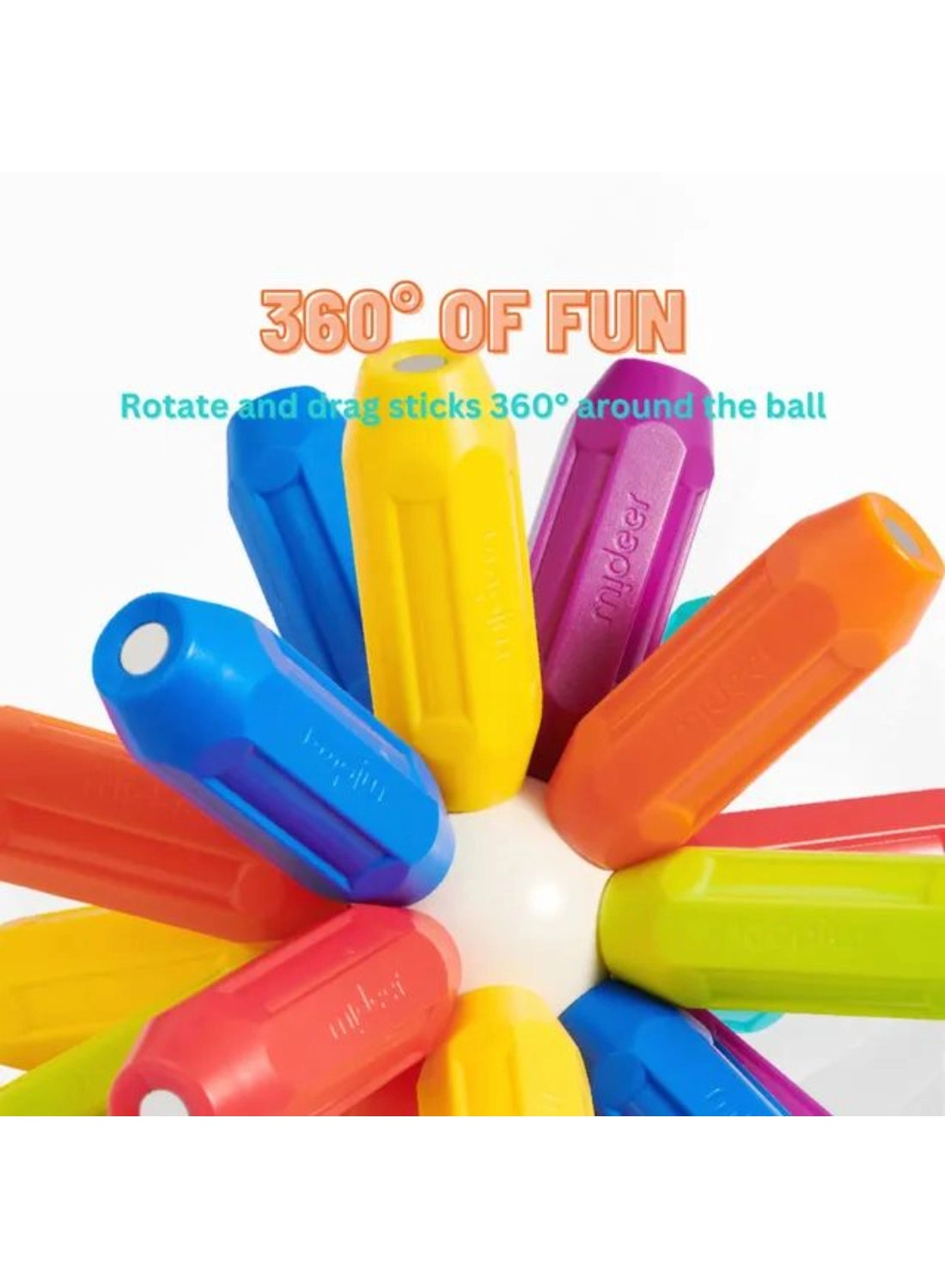 Magnetic Building Sticks - 100 pcs