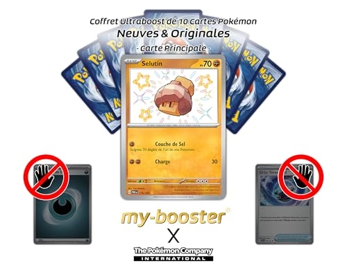 SV045-FR24-UB-176 - Box of 10 French Pokémon Cards 3+ years