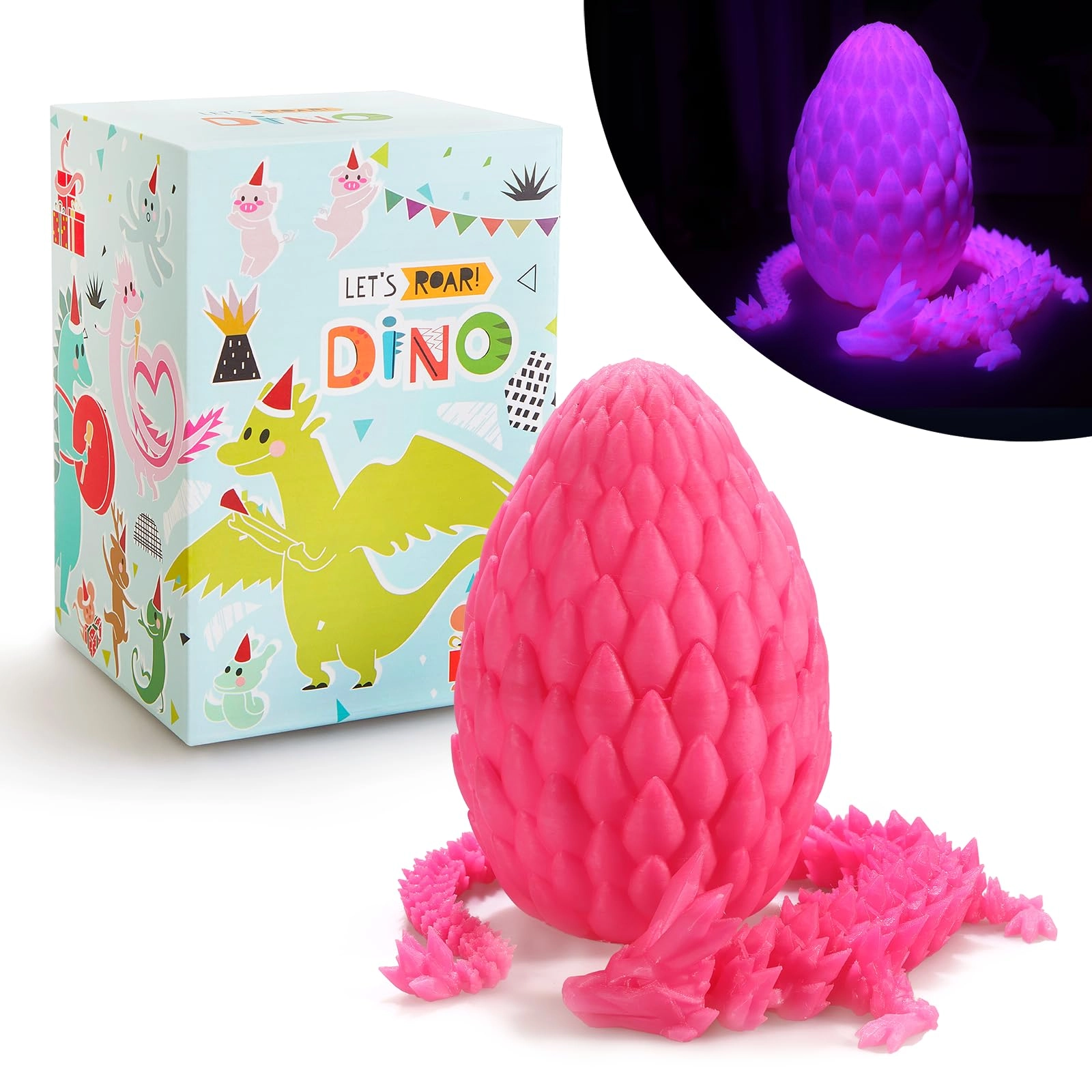 Luminous 3D Dragon - 6 years and up